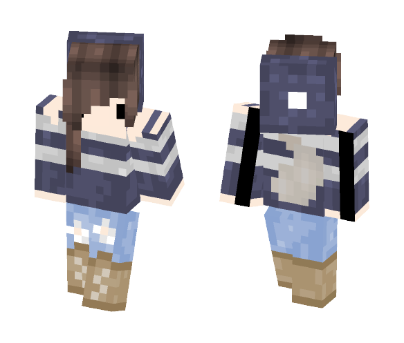 wolf tail chibi - Female Minecraft Skins - image 1