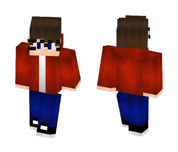 My skin (With Huahwi glasses) - Male Minecraft Skins - image 1