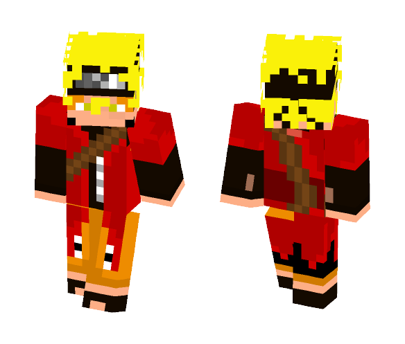 Naruto (Sage Mode) - Male Minecraft Skins - image 1