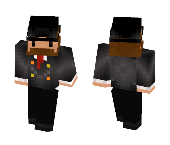 Download Free Notch whit costume Skin for Minecraft image 1 Notch whit costume - Female Minecraft Skins - image 1
