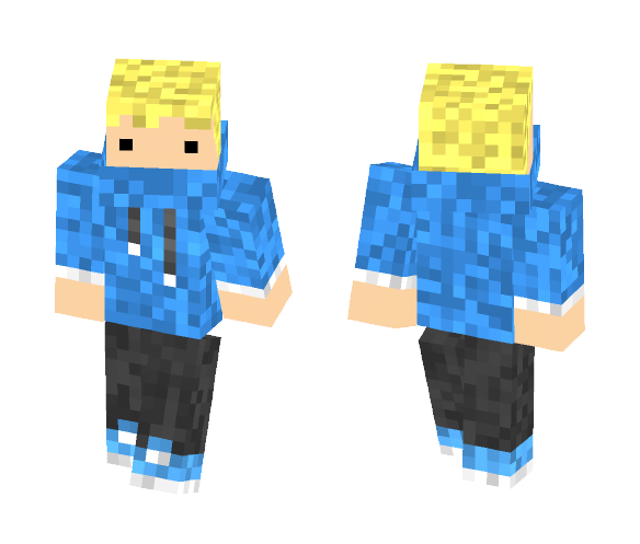 Download Free Hoodie teen Skin for Minecraft image 1 Hoodie teen - Male Minecraft Skins - image 1