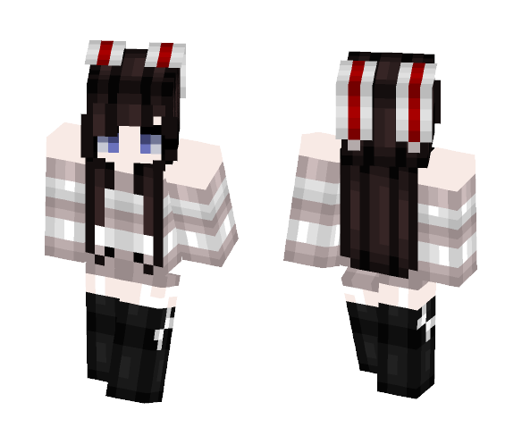 ☾ ~sαd bυииy~ ☽ - Female Minecraft Skins - image 1