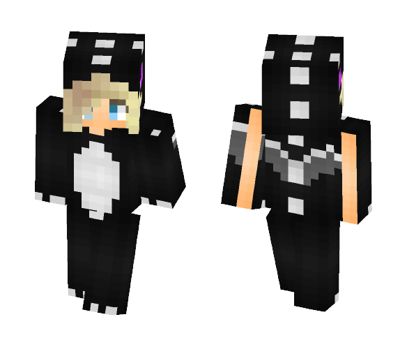 Alex Model Ender Dragon Onesie Base - Interchangeable Minecraft Skins - image 1