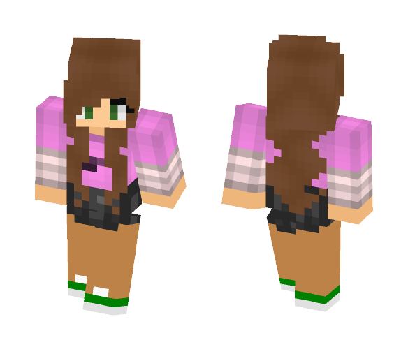 Download Free Anti-Bullying Day (female) Skin for Minecraft image 1 Anti-Bullying Day (female) - Female Minecraft Skins - image 1