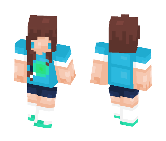 Download Free Lollipop :P Skin for Minecraft image 1 Lollipop :P - Female Minecraft Skins - image 1