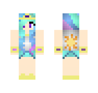 mlp celestia - Female Minecraft Skins - image 2