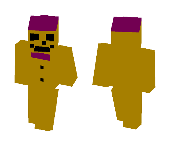 FNAF 4 - Fredbear Plush - Male Minecraft Skins - image 1