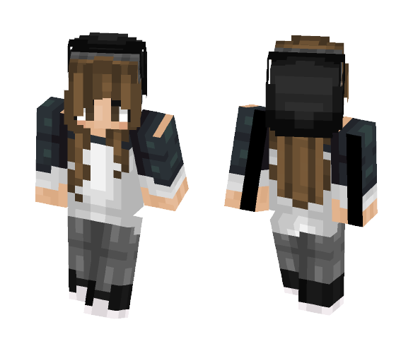 Hoodie Girl... ♥ - Female Minecraft Skins - image 1