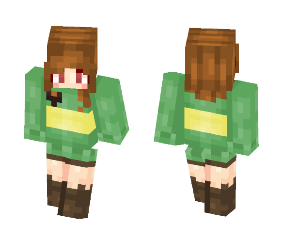 Chara - Undertale - Interchangeable Minecraft Skins - image 1