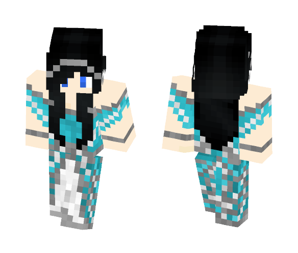 Winter Fundraiser Gown - Female Minecraft Skins - image 1
