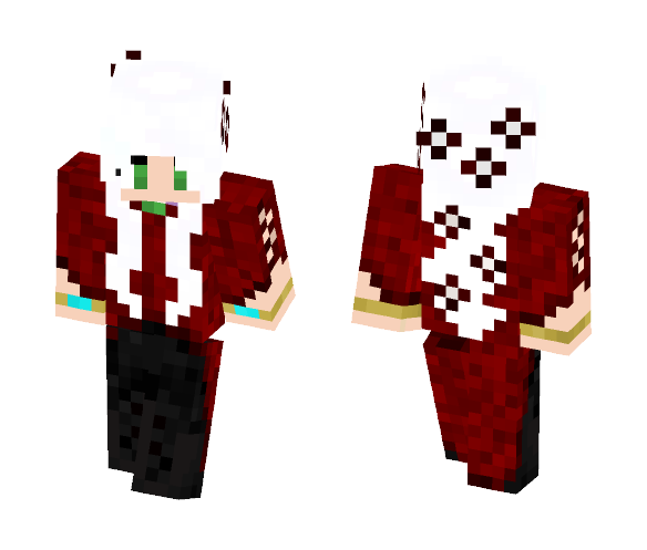Red Long Shirt - Female Minecraft Skins - image 1
