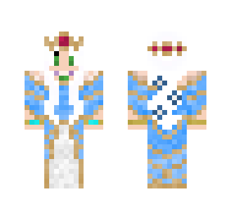Light Blue Empress Dress - Female Minecraft Skins - image 2