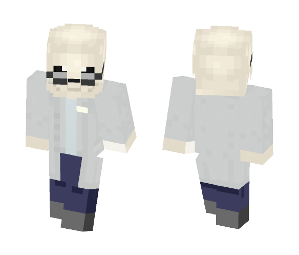 Science!Sans - Male Minecraft Skins - image 1