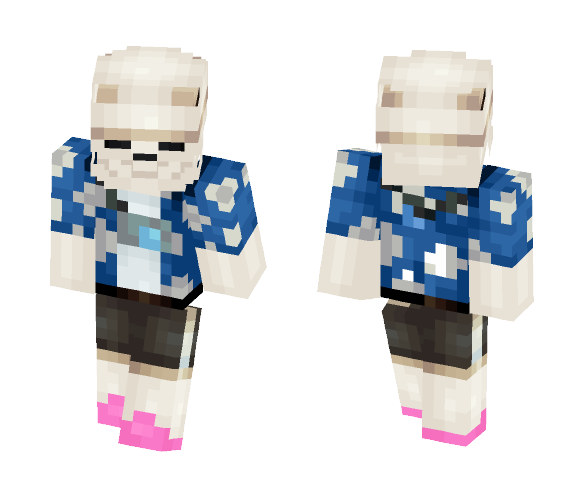 Traveltale Sans - Male Minecraft Skins - image 1