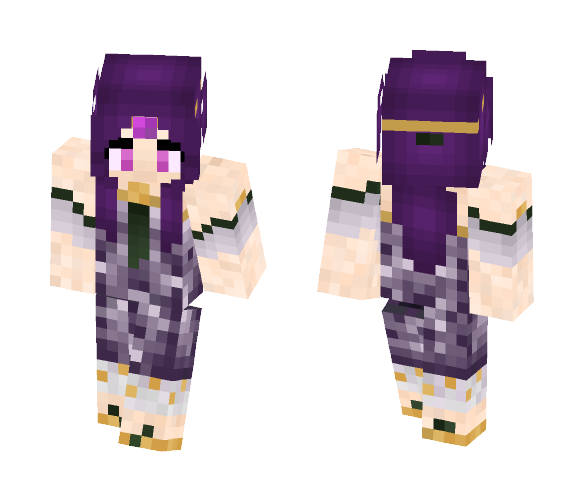 Lady_Ianite - Balancing the Void - Female Minecraft Skins - image 1