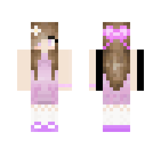 Cute Girly Pink Dress Girl