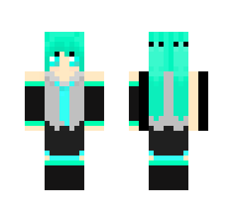 Hatsune Miku - Vocaloid - - Female Minecraft Skins - image 2