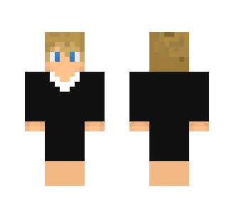 Black Shirt Blonde Boy