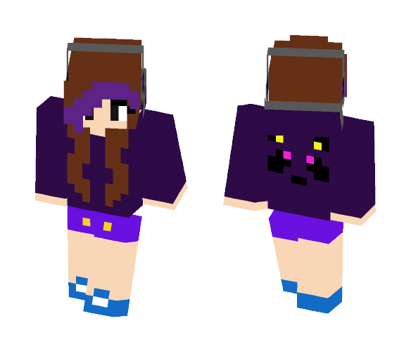 Download Free Cute Panda Girl Skin for Minecraft image 1 Cute Panda Girl - Cute Girls Minecraft Skins - image 1