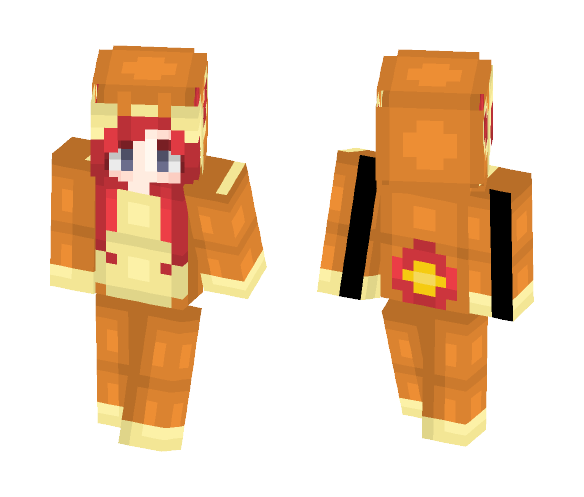 Chimchar Onesie - Female Minecraft Skins - image 1
