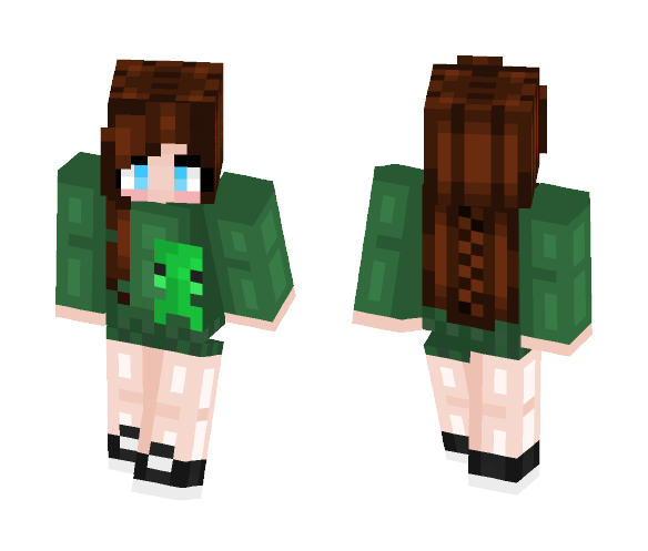 Cяeeρeяš Cαи Be Cυтe - Female Minecraft Skins - image 1
