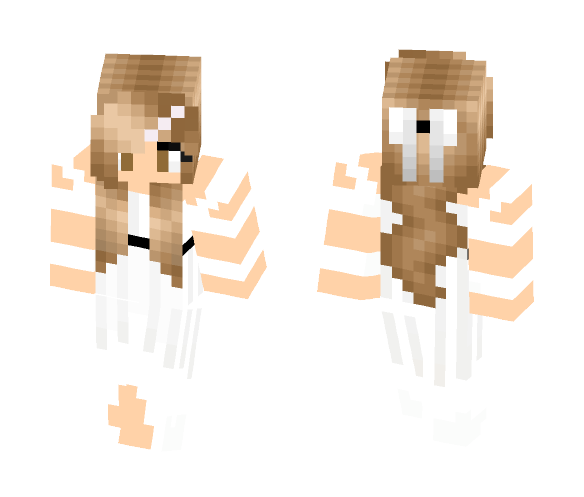 Brunette Goddess - Female Minecraft Skins - image 1