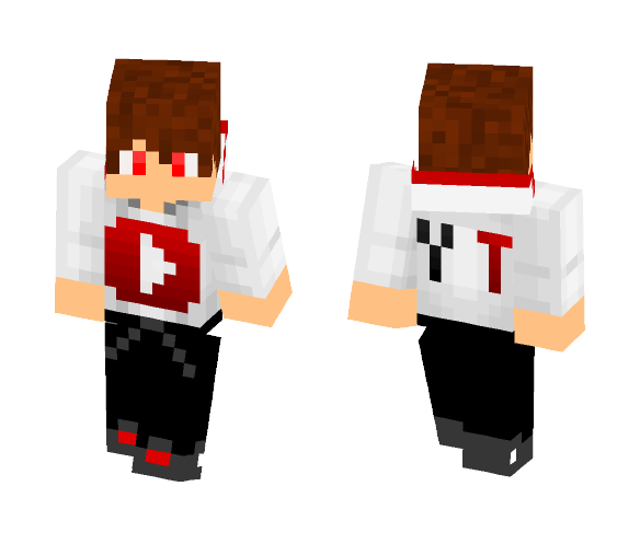 Youtube boy with hoodie - Boy Minecraft Skins - image 1