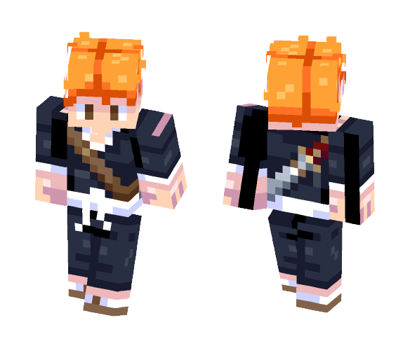 Ichigo Kurosaki (Bleach) - Male Minecraft Skins - image 1