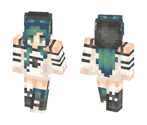 Skull and Bones - Female Minecraft Skins - image 1