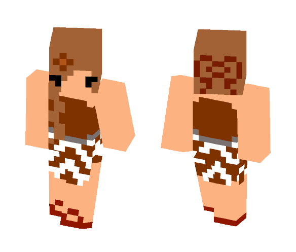 Chocolate gal - Female Minecraft Skins - image 1