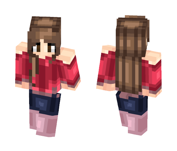 Chocolate strawberry ~Kawaii~ - Kawaii Minecraft Skins - image 1