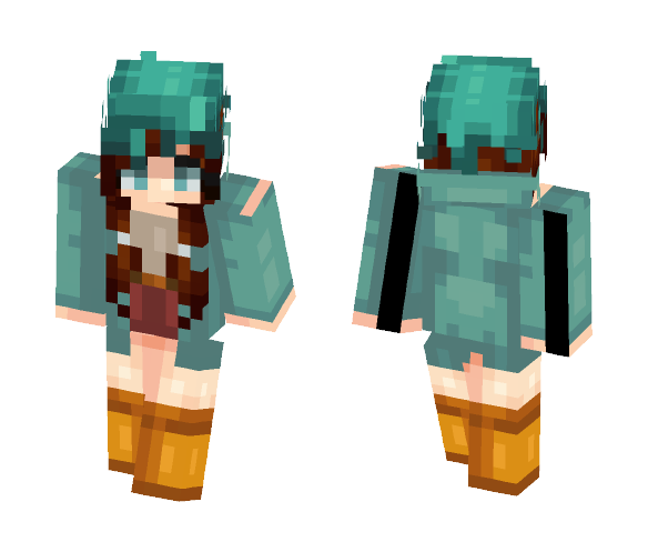 Spring Raindrops - Female Minecraft Skins - image 1