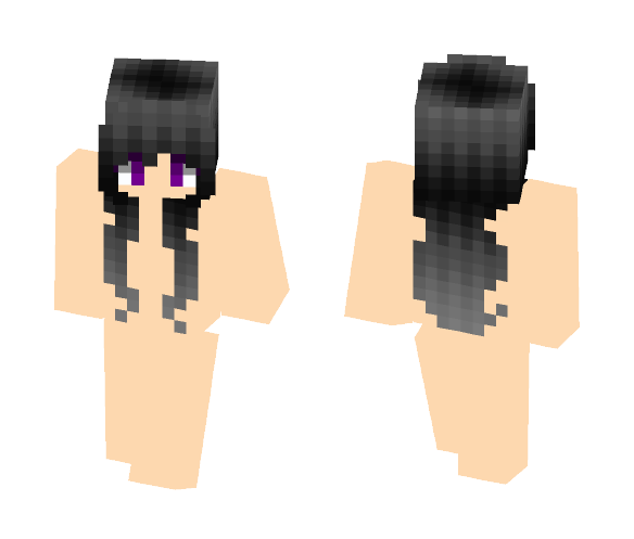 Kellula's Black Female Hair Base - Female Minecraft Skins - image 1