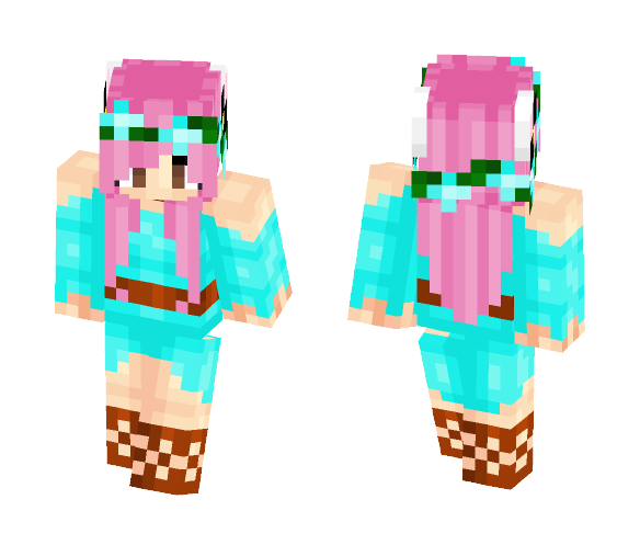 My Floral Skin - Female Minecraft Skins - image 1