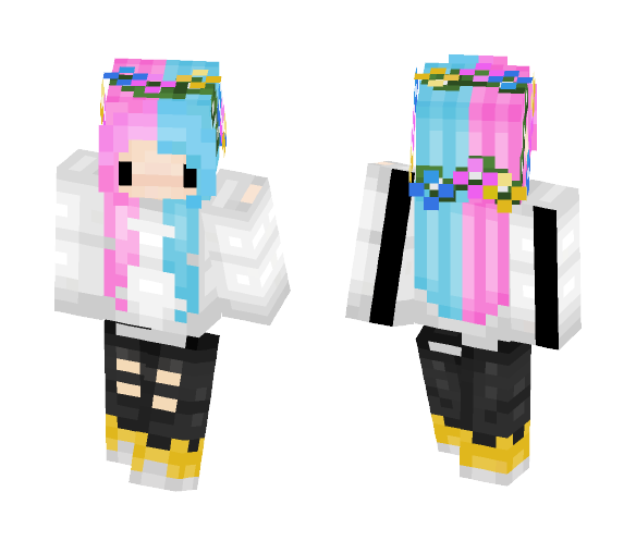 Download Free Pride ~requested~ Skin for Minecraft image 1 Pride ~requested~ - Female Minecraft Skins - image 1