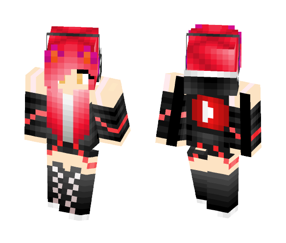 Youtuber Girl - Girl Minecraft Skins - image 1