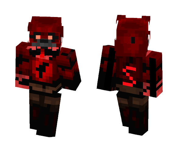 Download Free Nightmare Foxy {Spirit of Spino} Skin for Minecraft image 1 Nightmare Foxy {Spirit of Spino} - Male Minecraft Skins - image 1