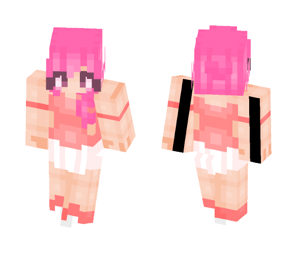 Download Free I'm Not a Piece of Cake Skin for Minecraft image 1 I'm Not a Piece of Cake - Female Minecraft Skins - image 1