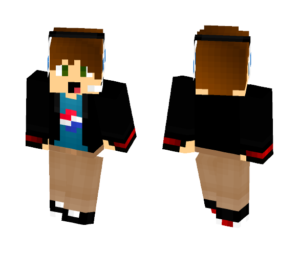 (Derp) Boy w/ Pepsi shirt c: - Boy Minecraft Skins - image 1