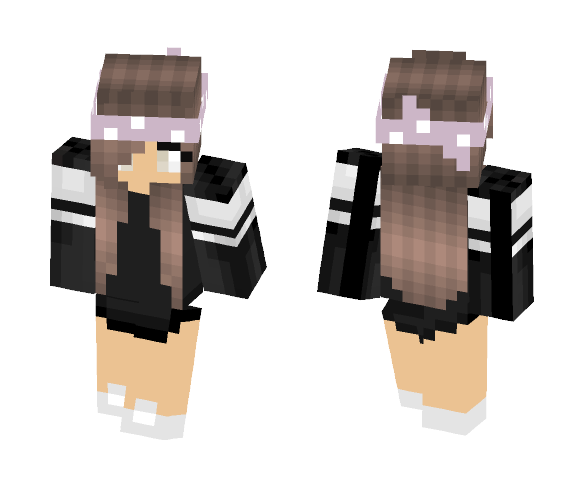 Download Free BANDANA GIRL :3 Skin for Minecraft image 1 BANDANA GIRL :3 - Girl Minecraft Skins - image 1