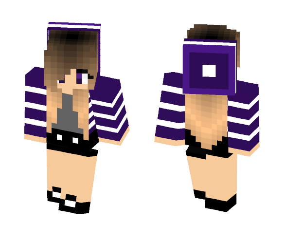 (~Wolfia~) ~My First Emo Skin~ - Female Minecraft Skins - image 1