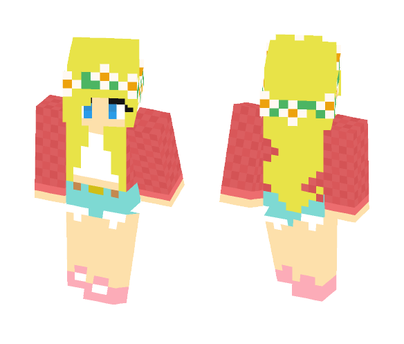 Summer Girl - Girl Minecraft Skins - image 1