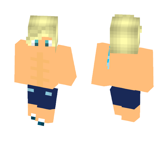 Shirt Less Garroth - Male Minecraft Skins - image 1