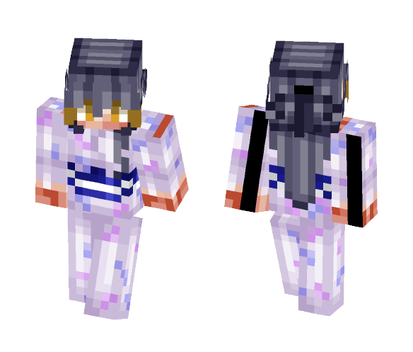 + Love Live : Umi's Cotton Kimono + - Female Minecraft Skins - image 1
