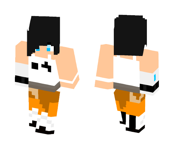 Portal: Chell - Female Minecraft Skins - image 1
