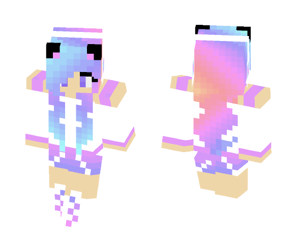 Pink Gamer Girl - Girl Minecraft Skins - image 1