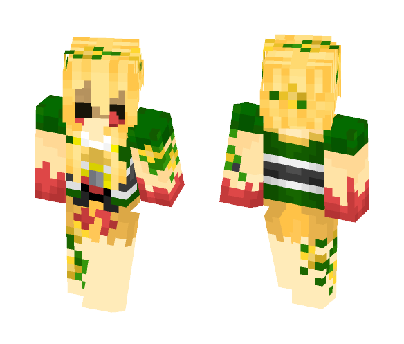 Insane Flowey [Human] - Female Minecraft Skins - image 1