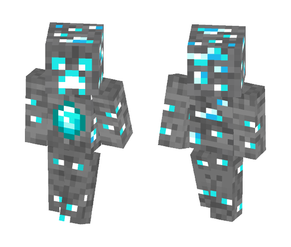Diamond Creeper - Male Minecraft Skins - image 1