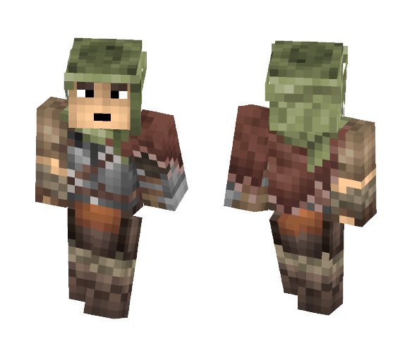 Mercenary Class ( Dark Souls 3 ) - Interchangeable Minecraft Skins - image 1