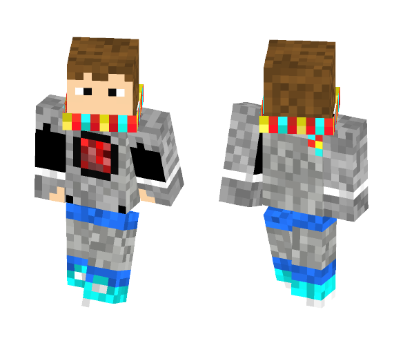 Armor+ scarf (armor test) - Male Minecraft Skins - image 1